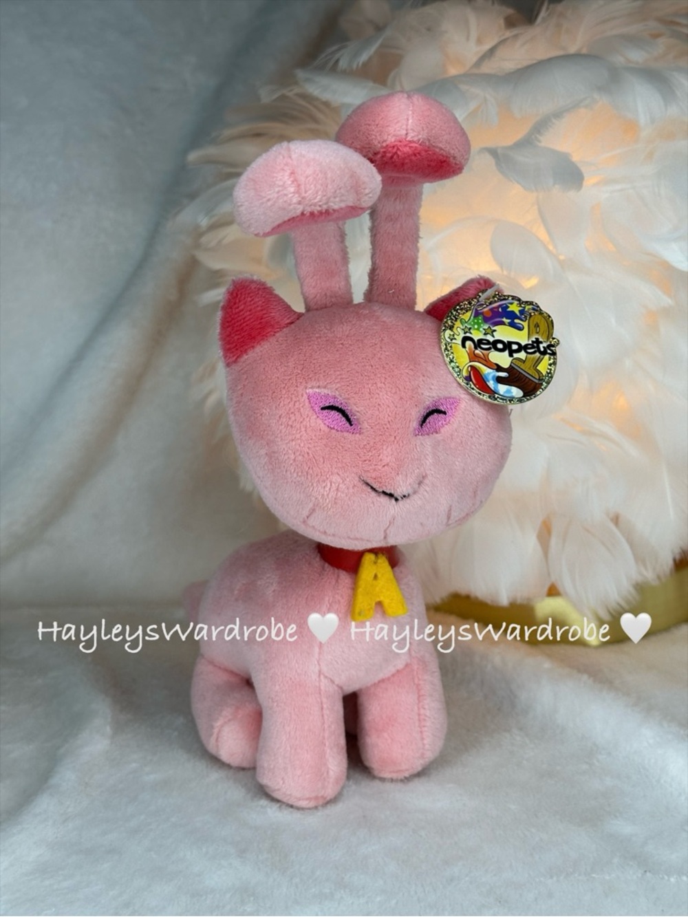 Neopets Pink Aisha with ear tag